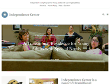 Tablet Screenshot of independencecenter.com